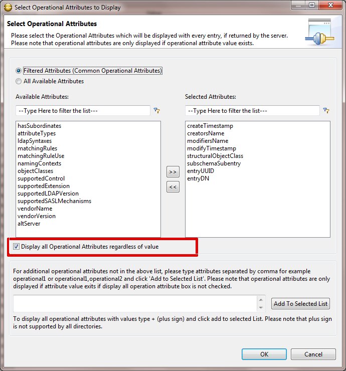 Operational Attributes support for null value