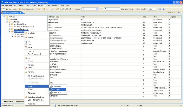 Export LDAP Data to csv