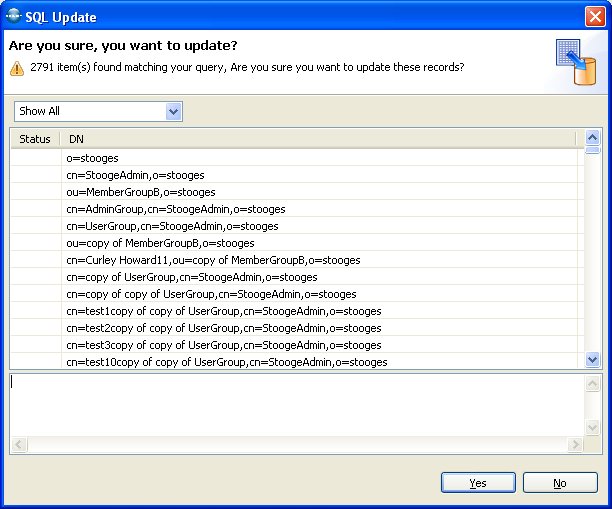 Mass update ldap records