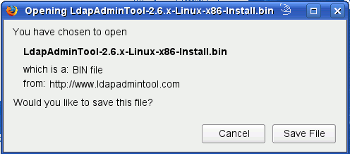 Ldap Admin Tool Suse Installation - Step 1