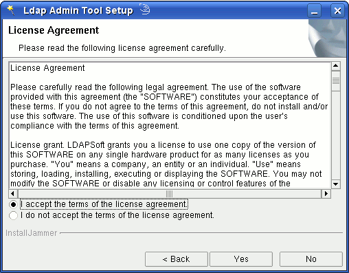 Ldap Admin Tool Suse Installation - Step 5