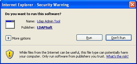 LDAP Admin Tool Installation on Windows - Step 2